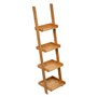 Five - Echelle Étagère de Rangement 4 Niveaux en Bambou H 144.5 cm