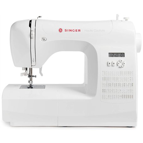 Singer Haute Couture F527C Machine à coudre électronique Professionnelle, 80 points, utilitaires, élastiques, décoratifs, Facile