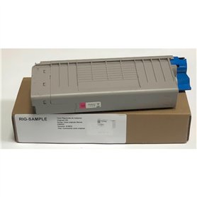 Toner OKI 46507622 pour ES7412 ES 7412 n dn - Magenta - Durée de Vie 11 500 Pages - Régénéré - Made in Italy