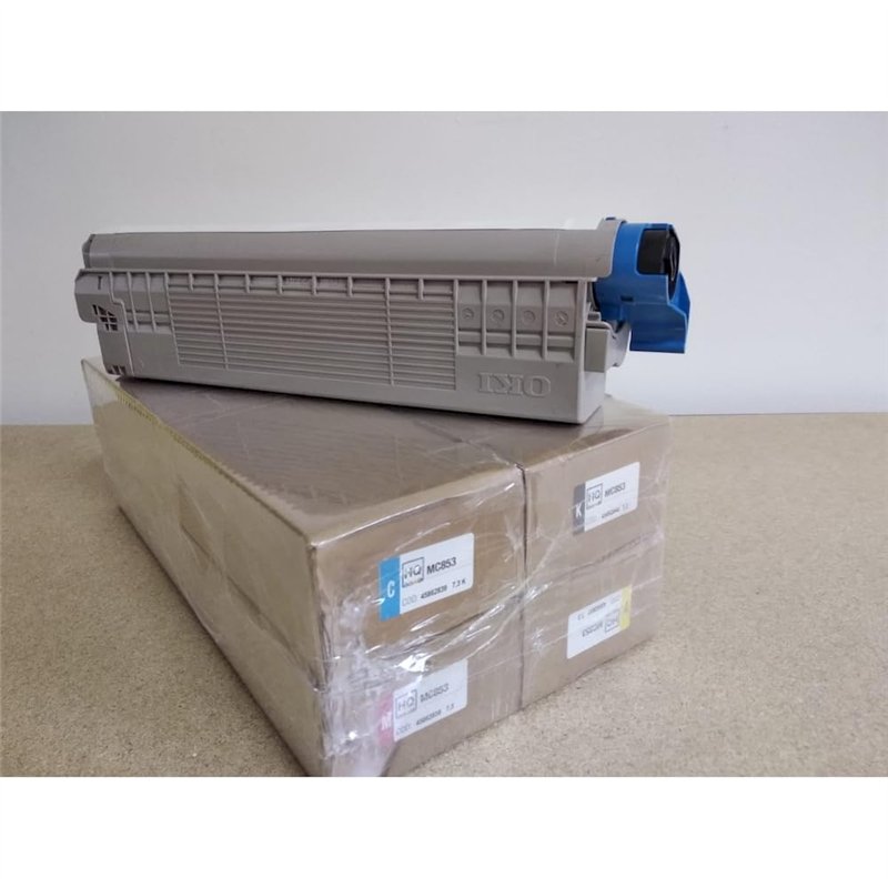 Toner OKI 464431204 pour ES8433 ES 8433 dn CDN - Quadrichromie - Durée de Vie 10 000 Pages - Régénéré Made in Italy