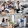 Toner OKI 464431204 pour ES8433 ES 8433 dn CDN - Quadrichromie - Durée de Vie 10 000 Pages - Régénéré Made in Italy