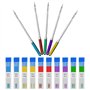 AFASOES 30 pcs Aiguilles Machine a Coudre 9/11/14/16/18 Aiguille a Coudre Aiguille universelle Machine a Coudre pour Cuir Jeans 