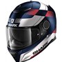 SHARK, Casque intégral moto, Spartan Strad bleu mat blanc rouge, XL
