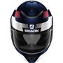 SHARK, Casque intégral moto, Spartan Strad bleu mat blanc rouge, XL