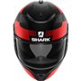 SHARK, Casque intégral moto, Spartan Strad noir mat rouge anthracite, L