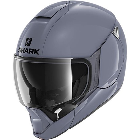 SHARK, Casque Modulable Moto, EvoJet, Gris nardo, S