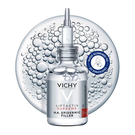 Vichy, Liftactiv H.A., Sérum Anti-Rides Epidermic Filler, Comble & Repulpe, Enrichi en Acide Hyaluronique, Pour Peaux Sensibles,