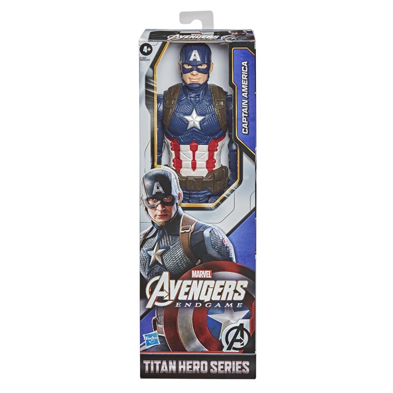 Image secondaire de Marvel Hasbro F1342 Titan Hero Series, Multicolore, Figurine à Collectionner Captain America de 30 cm, Jouet pour Enfants à part