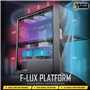 Boîtier Moyen Tour ATX Dark Fleet DF700 Flux RGB avec Panneau Vitré, Noir