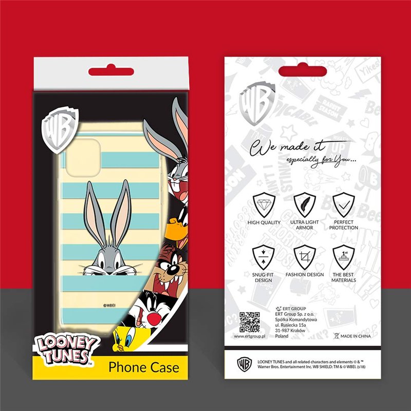 Image secondaire de ERT GROUP Coque de téléphone Portable pour Apple Iphone 11 Pro Original et sous Licence Officielle Looney Tunes Motif Bugs 011 P