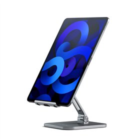 Satechi Support de Bureau en Aluminium, Réglable avec Protections, Compatible avec Tous Les Modèles d'iPad et Tablettes, iPad Pr