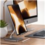 Satechi Support de Bureau en Aluminium, Réglable avec Protections, Compatible avec Tous Les Modèles d'iPad et Tablettes, iPad Pr
