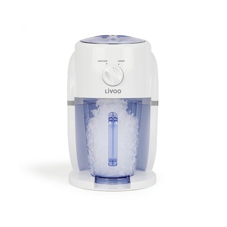 Livoo – Appareil 2 en 11 granités et glace pilée DOM430 – 1,1L, 2 tailles de glace possible, 250g/minutes, 25W
