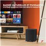 Fenton SHFS12B Subwoofer Amplifié 12 Noir, Caisson de Basse Actif, 400 Watts Max, Bass-Reflex, Qualité Sonore Optimale, Caisson 