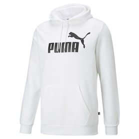 PUMA Homme Big Logo Hoodie Maillot de surv tement, Puma Blanc, L EU
