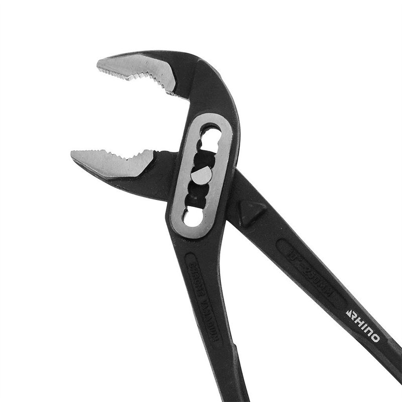 Image secondaire de RHINO - Pince multiprise 250 mm entrepassée universelle - Fabriqué en Acier (Chrome Vanadium) - Longueur 250 mm - Permet de serr