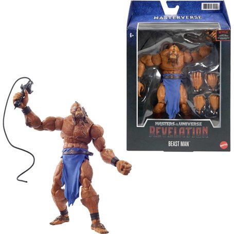 Maîtres de l’Univers Masterverse, figurine articulée de combat Le Monstre 18 cm, jouet pour collectionneurs et enfants dès 6 ans
