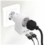 SKROSS | 1.500282 | Europe to Europe USB pour Maison | Chargeur USB Euro (AC) | Prises USB du Concentrateur de Charge (1 x USB T