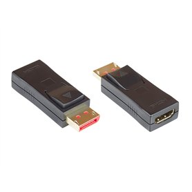 Good Connections Adaptateur DisplayPort 1.4 vers HDMI 2.0-4 K/UHD @ 60 Hz - Connecteur DP mâle vers HDMI Femelle - Connecteurs p