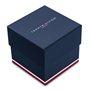 Tommy Hilfiger Montre Analogique à Quartz pour Homme avec Bracelet Milanais en Acier Inoxydable Noir - 1791845