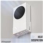 Hosanwell Support Mural Xbox Series S Ensemble pour Contrôleur, Console et Casque, Support Solide avec Tapis Antidérapant, Encoc