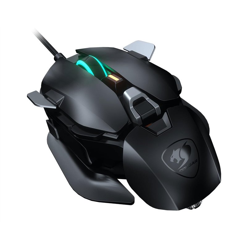 COUGAR GAMING | SOURIS GAMING | DUALBLADER 16000 DPI NOIR - Ergonomie ambidextre personnalisable - Repose-poignets - Capteur opt