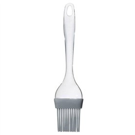 5five - pinceau en siliconne transparent et gris
