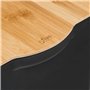 5five Simply Smart Boîte de rangement en plastique avec couvercle en bambou 24 l