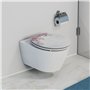 Schütte Siège WC FLOWERS AND WOOD High Gloss avec noyau en bois MDF, couvercle de WC brillant avec abaissement automatique Motif