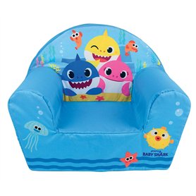 Fun House 713375 Baby Shark Fauteuil Club Origine France Garantie pour Enfant L.52 x P.33 x H.42 cm, Tissu