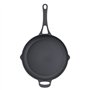 Tefal Jamie Oliver Premium fonte d'acier Poêle 28 cm, Cuisson sûre, Revêtement émaillé, Becs verseurs, Induction E2130655