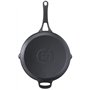 Tefal Jamie Oliver Premium fonte d'acier Poêle 28 cm, Cuisson sûre, Revêtement émaillé, Becs verseurs, Induction E2130655