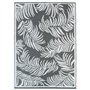 IDMarket - Tapis extérieur Coco Tropical Gris et Blanc 180 x 280 CM