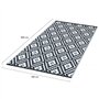 IDMarket - Tapis extérieur Bahamas Noir 160 x 260 CM