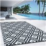 IDMarket - Tapis extérieur Bahamas Noir 160 x 260 CM