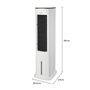 Midea Climatiseurs portables silencieux 4-en-1,Refroidisseur d'air, ventilateur, humidificateur, purificateur d'air, avec téléco