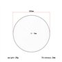 Alnicov Tapis en feutre de 2 mm d'épaisseur pour platine de vinyle, antistatique, anti-vibration, parfait pour les amateurs de v