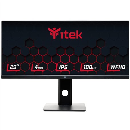 iTek Ultra Wide HD Ecran avec Haut-Parleurs Intégrés, 29", 100Hz, Noir ITMF29I104FHD