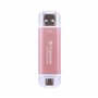 Transcend SSD Portable ESD310P 2TO, 10 Gbit/s, Type-A/Type-C Compatible avec PS4/PS5 – TS2TESD310P