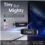 Transcend SSD Portable ESD310P 1TO, 10 Gbit/s, Type-A/Type-C Compatible avec PS4/PS5 – TS1TESD310P