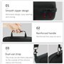 Khanka Dur Étui de Voyage +Silicone Housse Rigide Cas avec Bandoulière pour JBL Charge 5 Enceinte Bluetooth Portable Speaker.(No