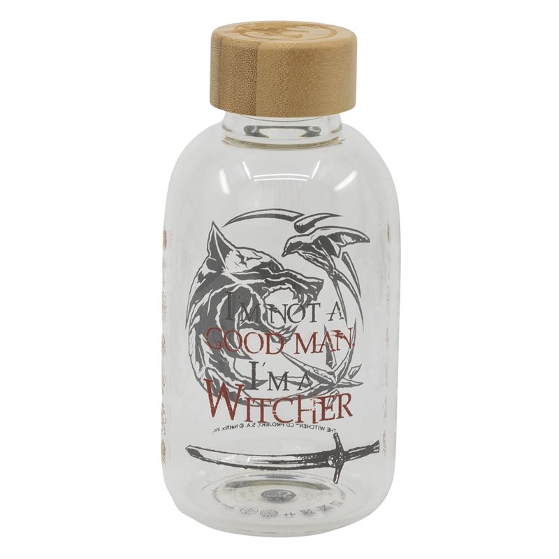 Image secondaire de Stor The Witcher - Petite Bouteille en Verre réutilisable et transportable - Transparent