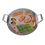 BBQNovation Surmatelas de barbecue - Plaque de cuisson en acier inoxydable - Accessoire de barbecue perforé compatible avec barb