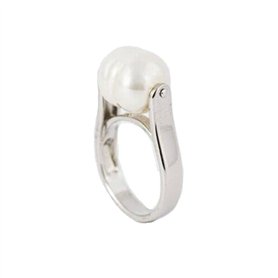 Majorica Bague classique 14434.01.2.919.010.1, Taille unique, Métal, Aucune pierre précieuse