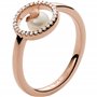 Emporio Armani , Rings Sterling Silver No Gemstones womens, Rose Gold, EG3522221