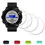 iDaPro [4Pcs Protection d'Ecran pour Garmin Forerunner 55+[4Pcs] Bouchons anti-poussière silicone,Verre Trempé,Dureté 9H,Anti-ra
