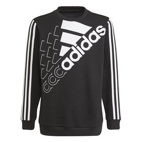 adidas Logo Sweat Maillot de survêtement, Noir/Blanc, 14 años Mixte bébé