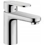 hansgrohe Mitigeur de lavabo Vernis Blend, hauteur sous bec 100mm, économie d'eau (EcoSmart), robinet lavabo avec tirette et vid