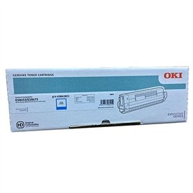 TONERPRO - Toner d'origine pour les imprimantes OKI ES8473 ES8453 - Cyan - Jusqu'à 10 000 pages - Code : 45862821