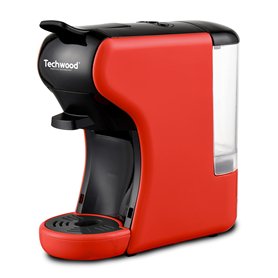 Techwood Cafetières Expresso TCA-195N Multi-Capsules, Rouge